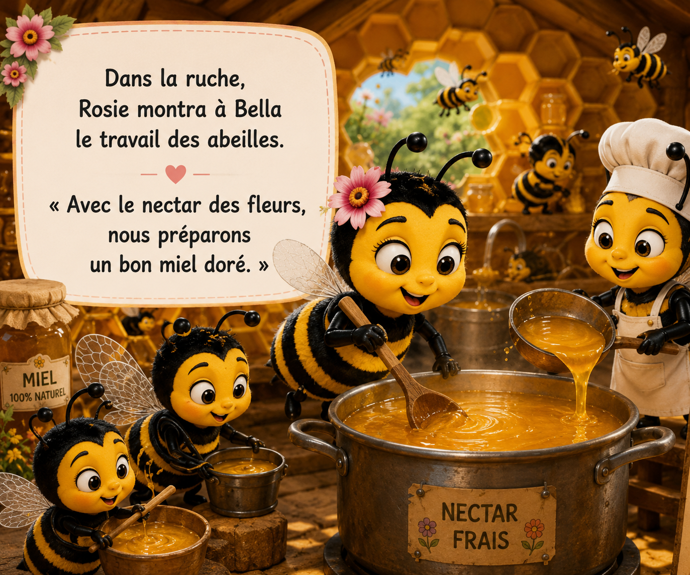 Bella dans la ruche